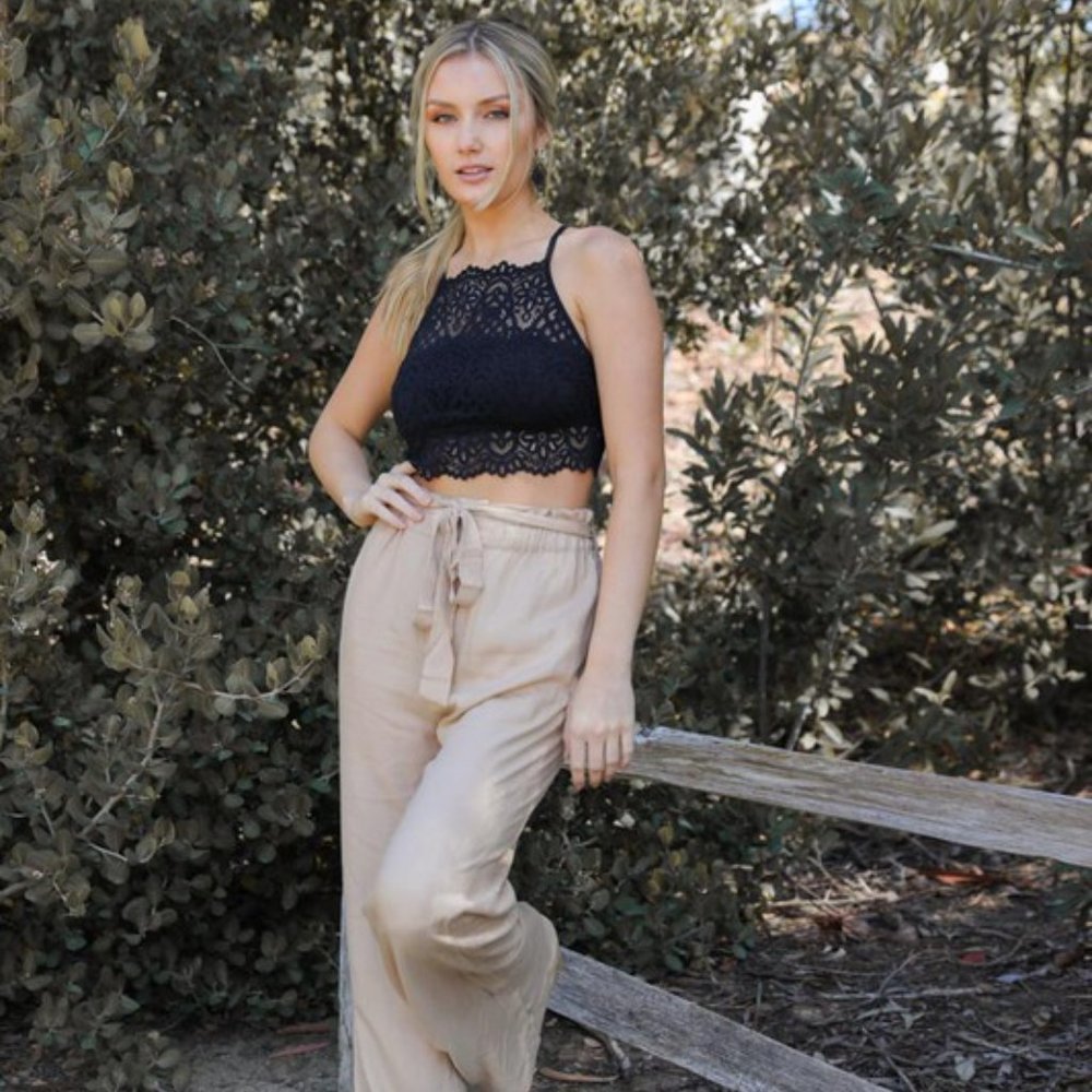 The Iris Bralette - Lace boho crop top - Picture 4 of 4